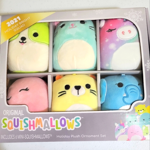 Squishmallows 2021 Holiday Bright Squad - Picture 1 of 2